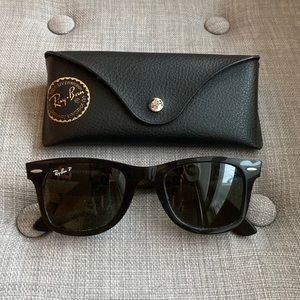 Black Polarized Original Ray-Ban Wayfers
